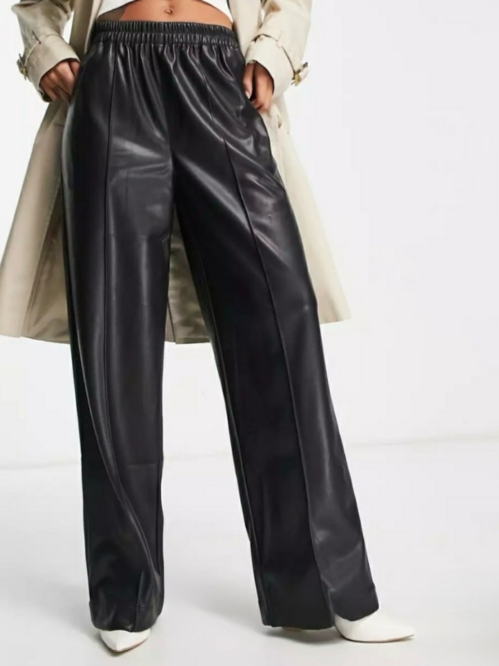 ASOS Black Leather Pants